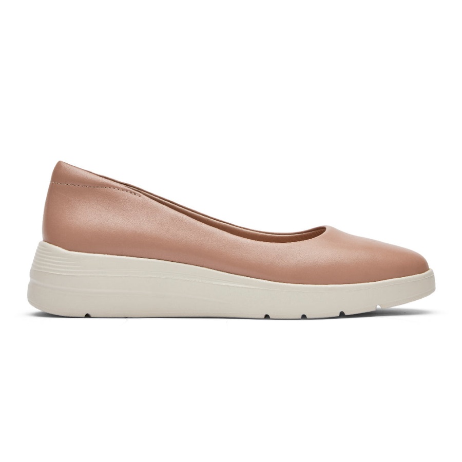 Rockport Kvinners Total Motion Lillie Ballett Flat Toscana Rosa