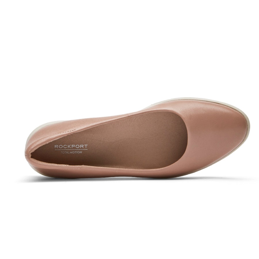 Rockport Kvinners Total Motion Lillie Ballett Flat Toscana Rosa