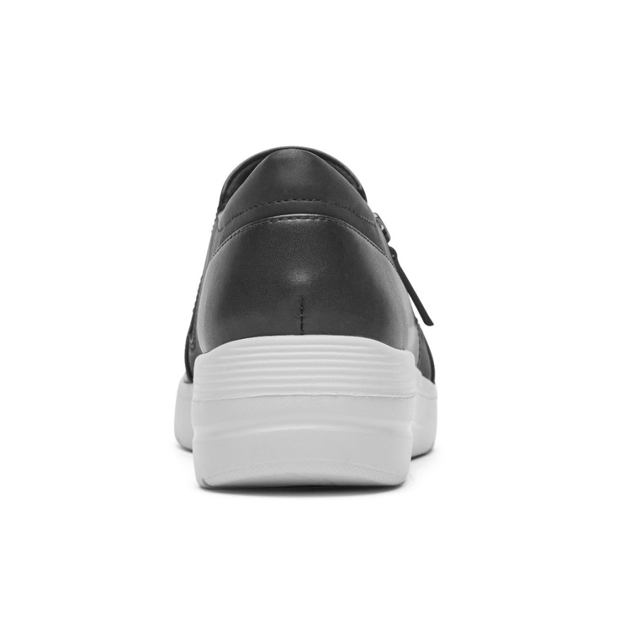 Rockport Dame Total Motion Lillie Side Glidelås Sneaker Svart