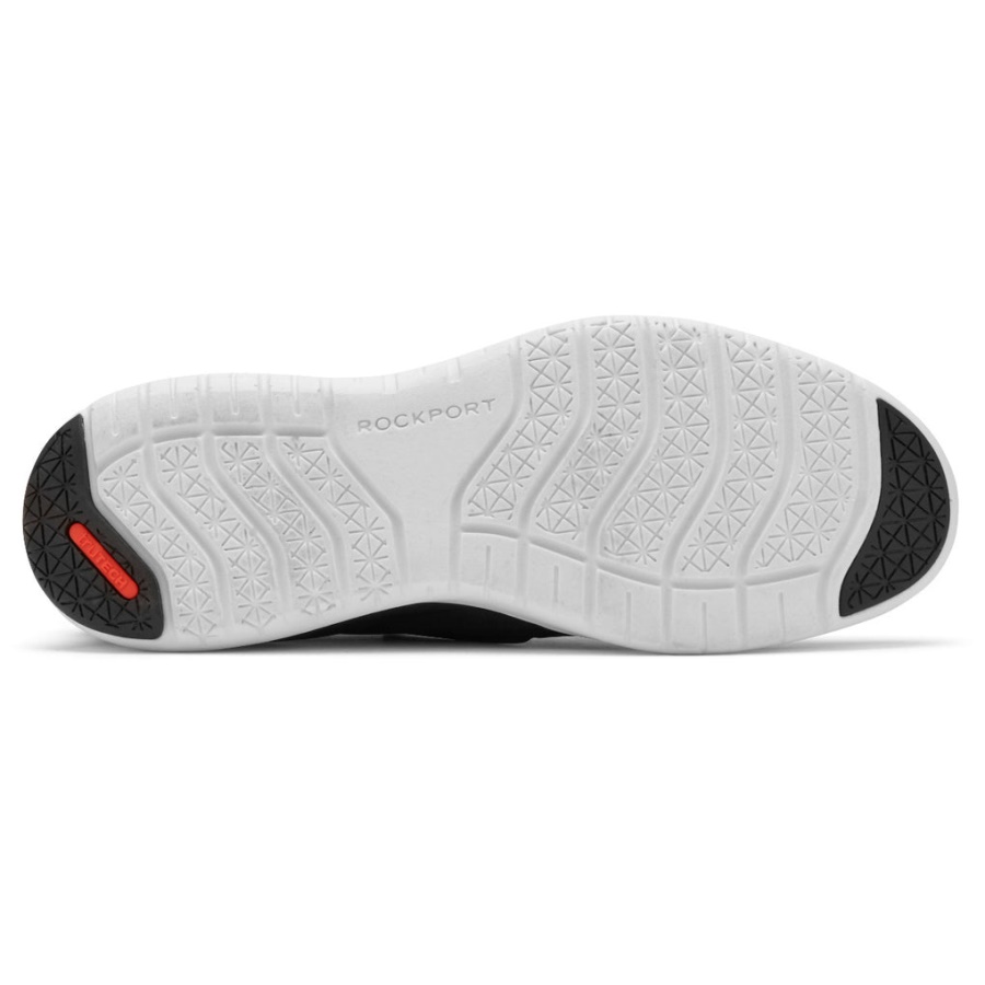 Rockport Kvinners Total Motion Sport Høy Slip-on Svart Lycra
