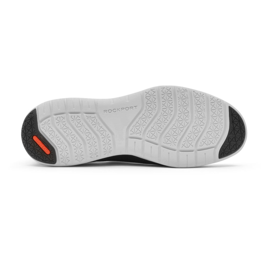 Rockport Dame Total Motion Sport Mesh Slip-on Svart øko