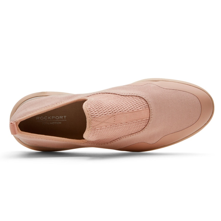 Rockport Dame Total Motion Sport Mesh Slip-on Toscana Rosa øko