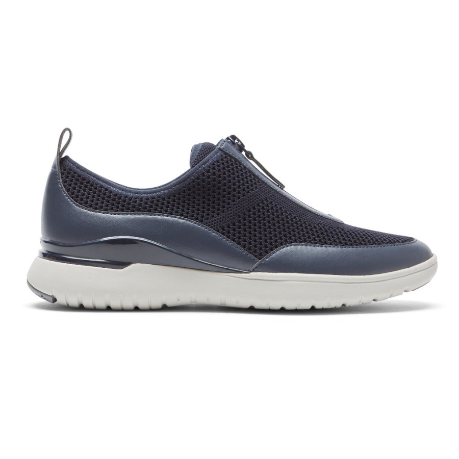 Rockport Dame Total Motion Sport Glidelås Sneaker Marine
