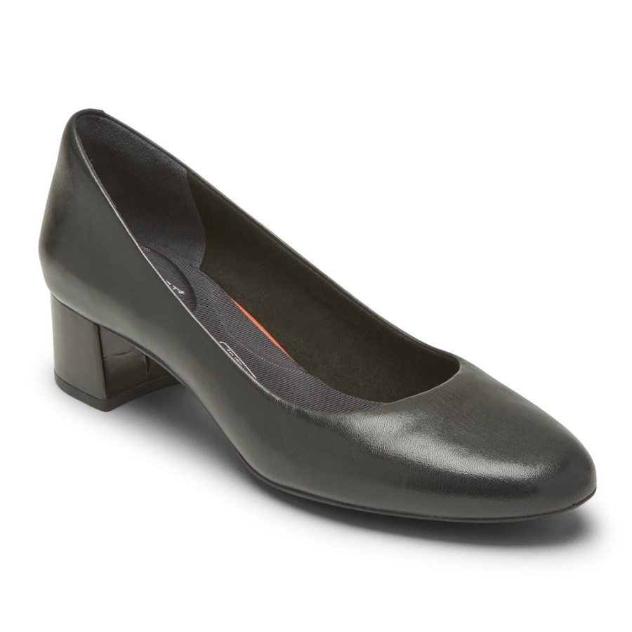 Rockport Dame Total Motion Sydney Pump Svart Skinn