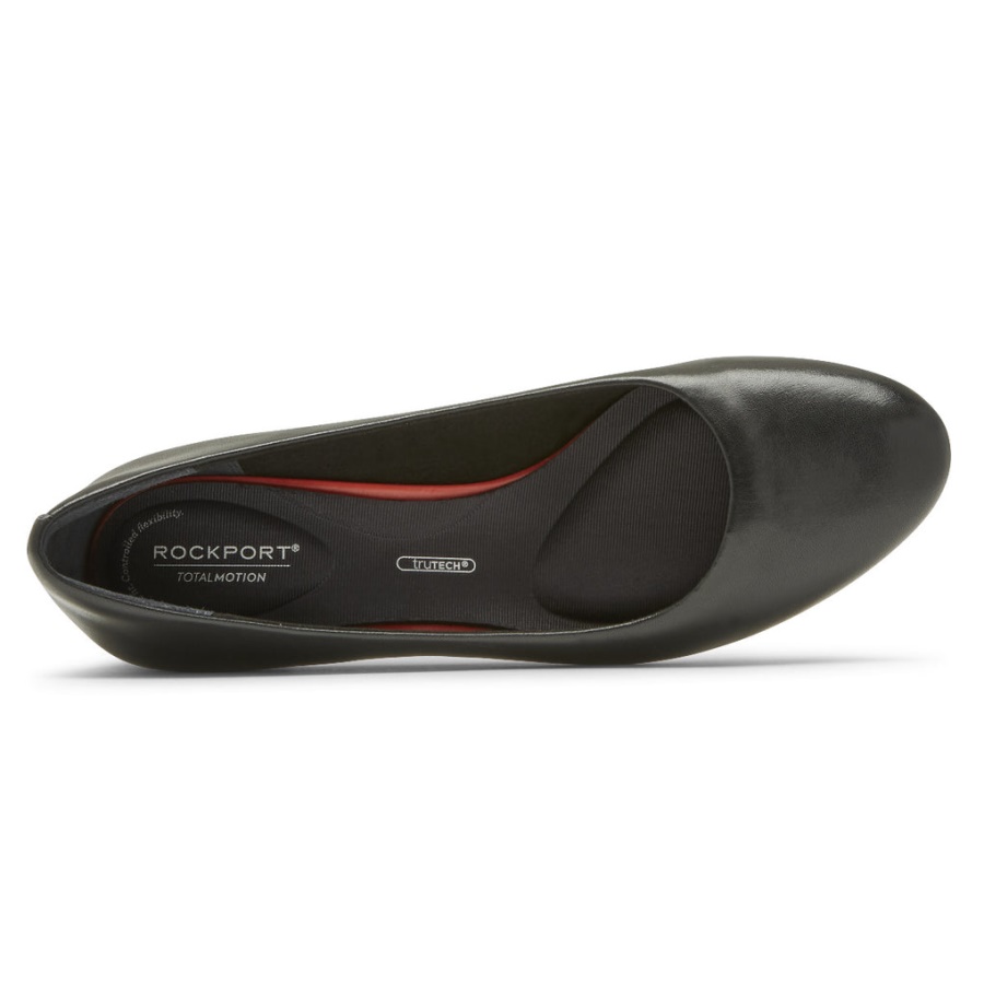Rockport Dame Total Motion Sydney Pump Svart Skinn
