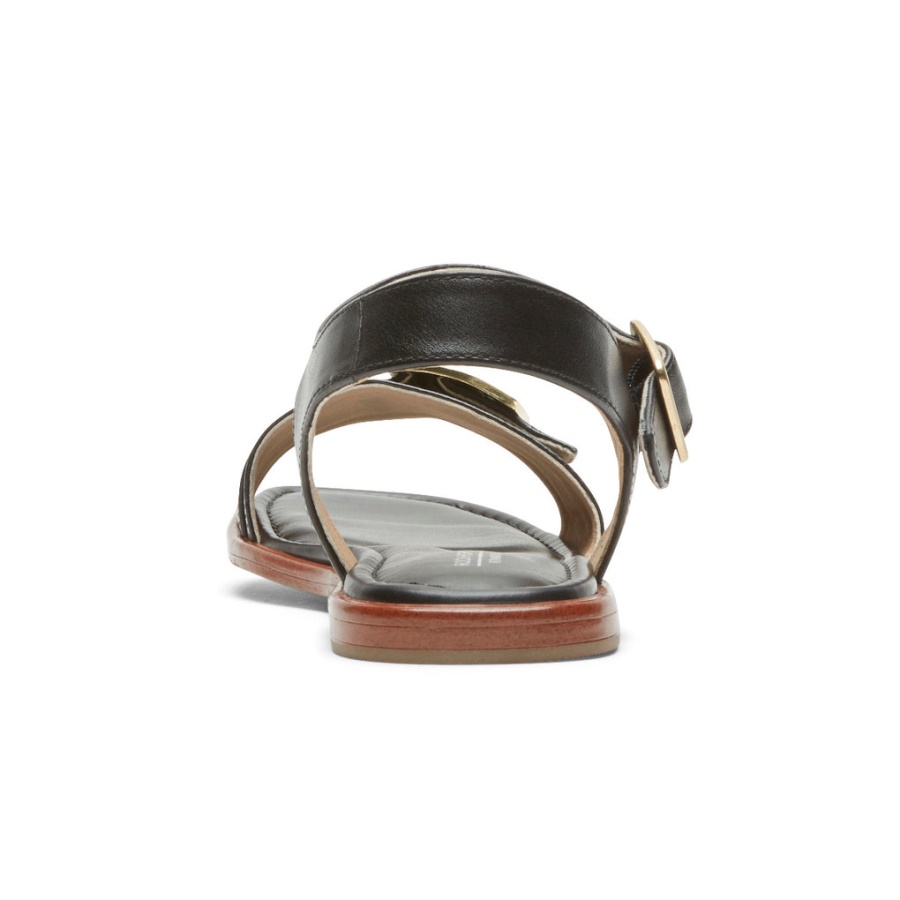 Rockport Dame Total Motion Zadie Spenne Sandal Svart