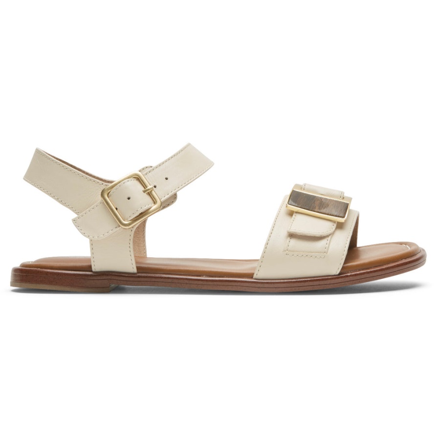 Rockport Dame Total Motion Zadie Spenne Sandal Vanilje
