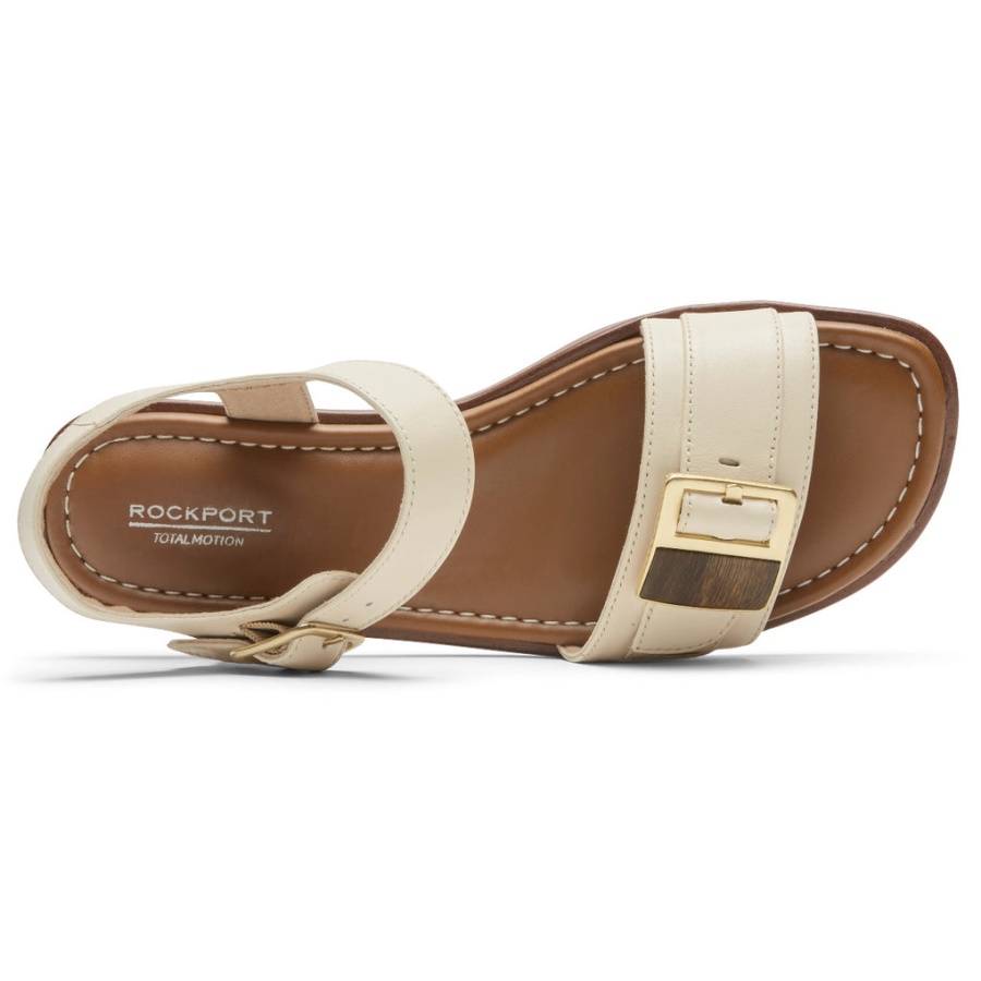 Rockport Dame Total Motion Zadie Spenne Sandal Vanilje