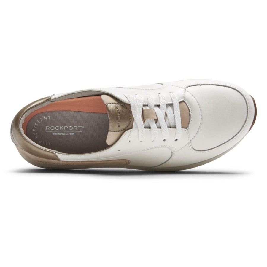 Rockport Dame Trustride Prowalker Sneaker Hvit
