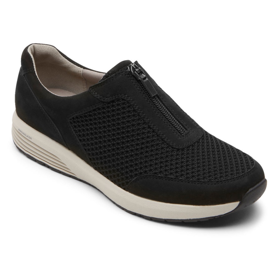 Rockport Dame Trustride Prowalker Glidelås Sneaker Svart