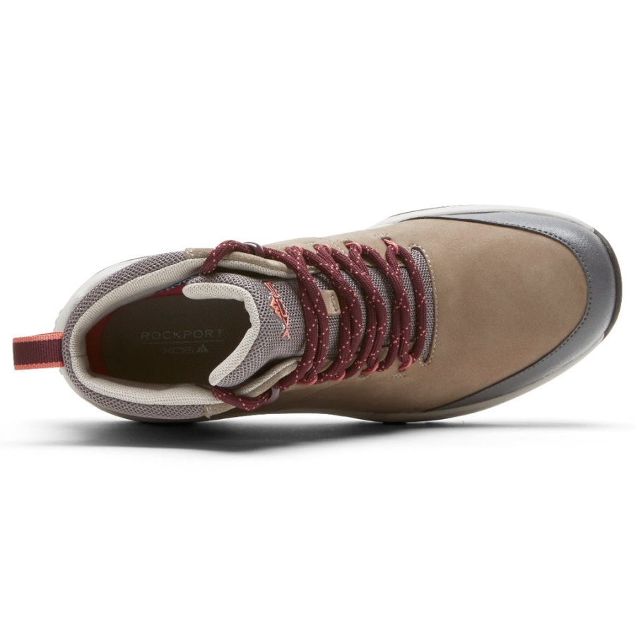 Rockport Kvinners Xcs Spruce Peak Støvel-vanntett Taupe