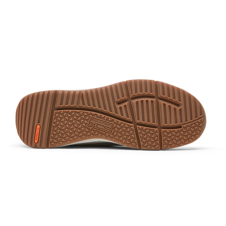 Rockport Dame Xcs Total Motion Trail Snøring Blå Skifer Vannavstøtende øko