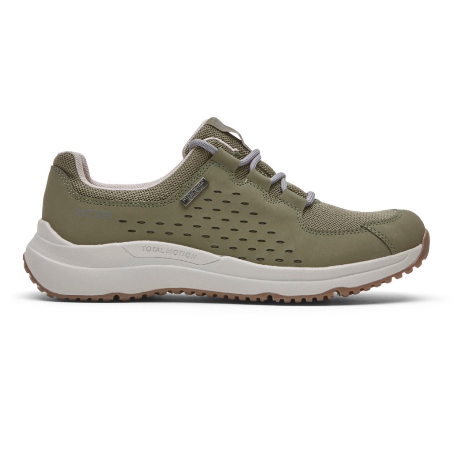 Rockport Kvinners Xcs Total Motion Trail Sneaker-vanntett Oliven øko