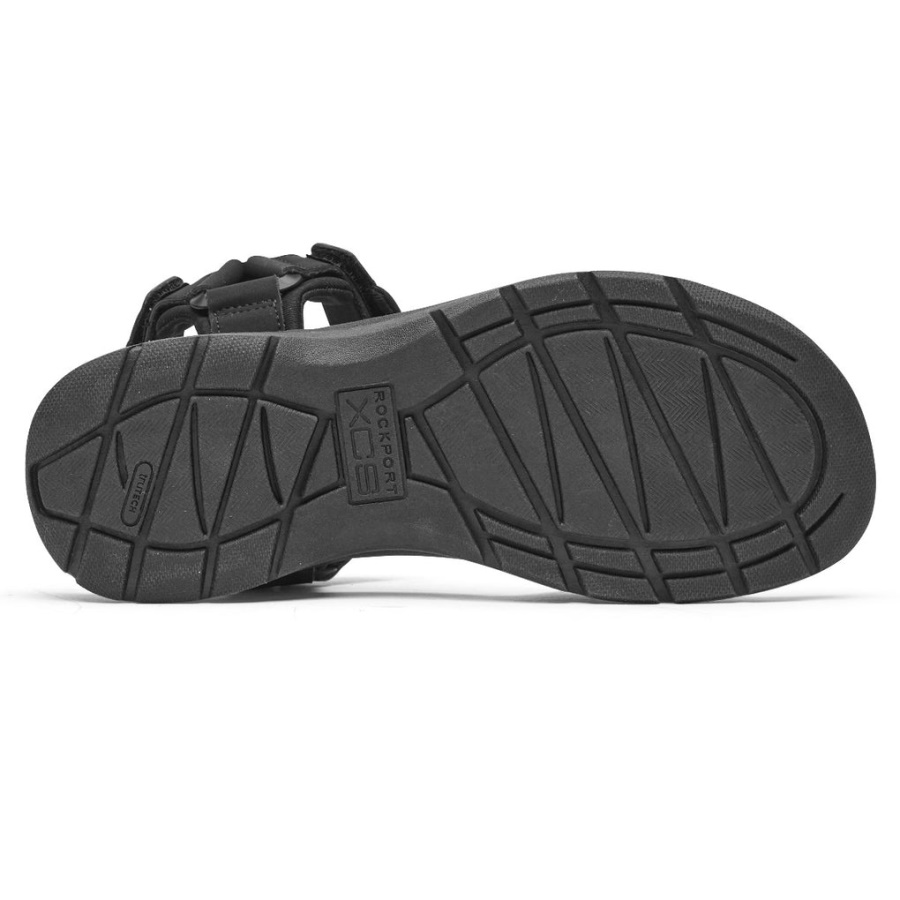 Rockport Dame Xcs Trail Tech Vaskbar Sandal Svart