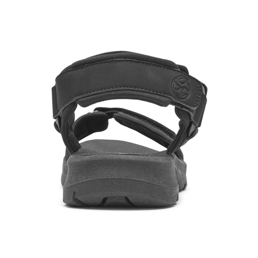 Rockport Dame Xcs Trail Tech Vaskbar Sandal Svart