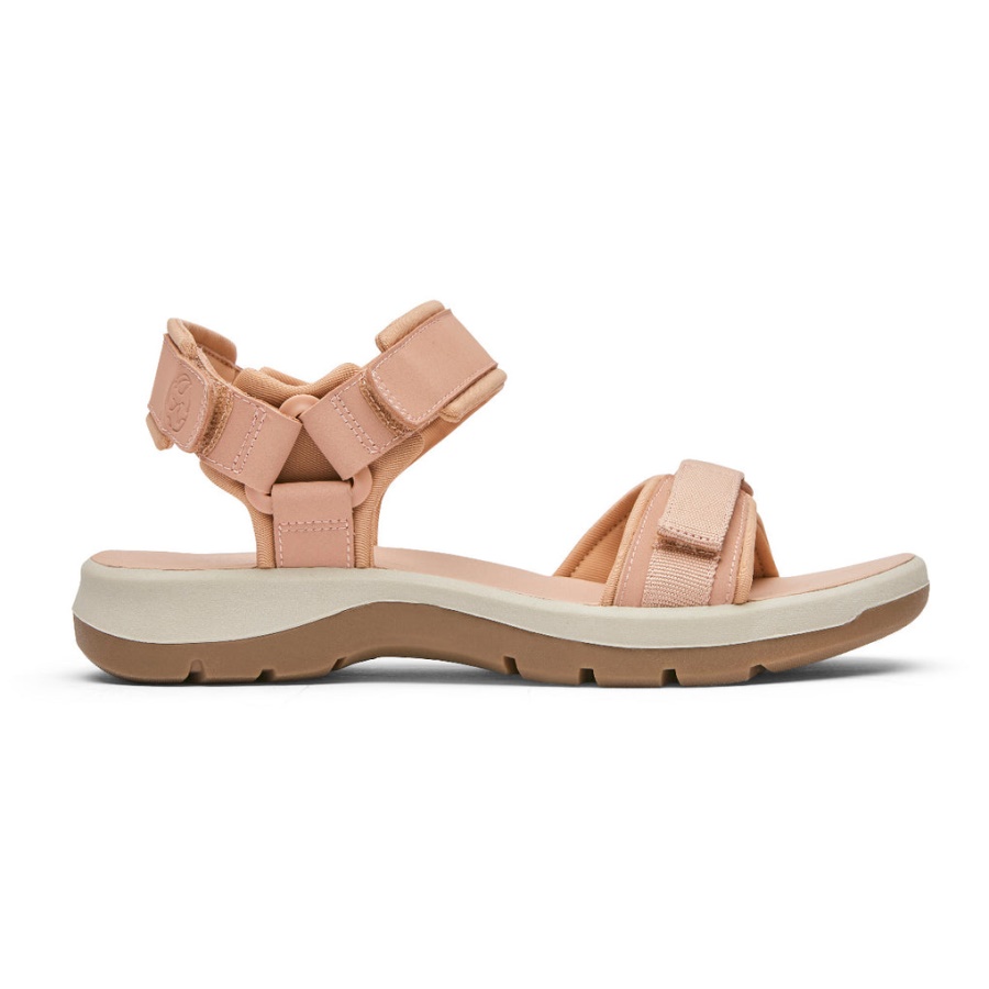 Rockport Kvinners Xcs Trail Tech Vaskbar Sandal Toscana Rosa