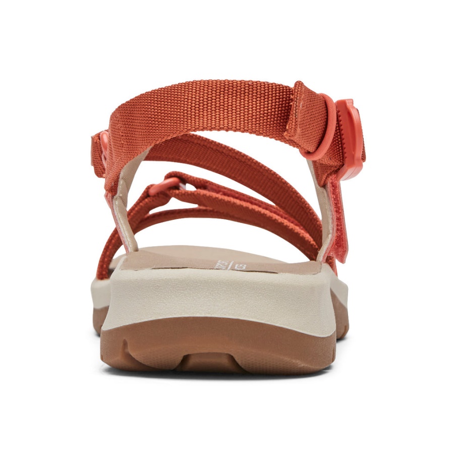 Rockport Kvinners Xcs Trail Tech Vaskbar Strappy Sandal Coral