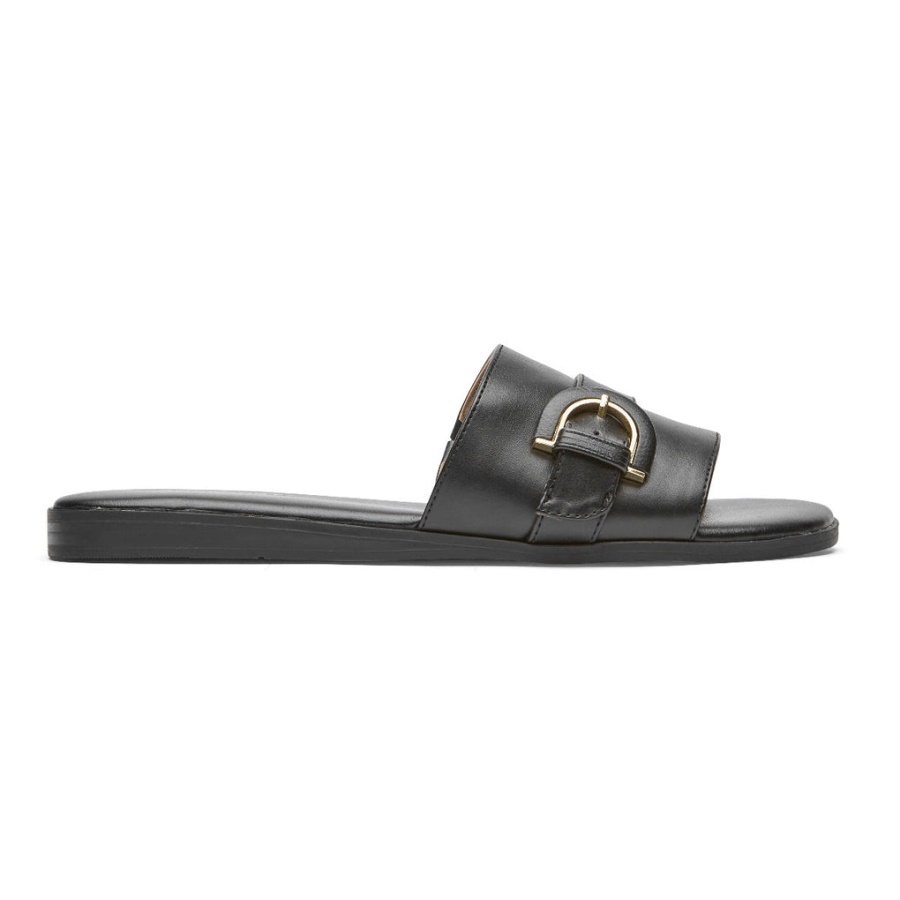 Rockport Dame Yara Slide Svart
