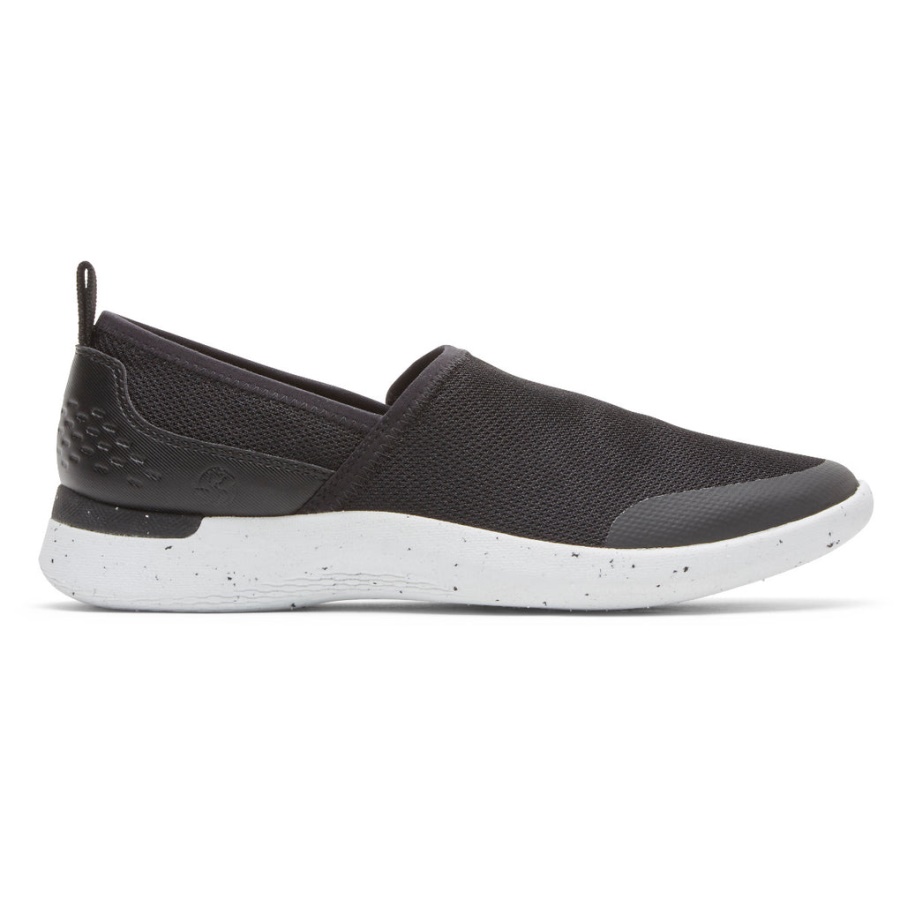 Rockport Dame Truflex Fluevaskbar Strikk Slip-on Sort Strikk Vaskbar