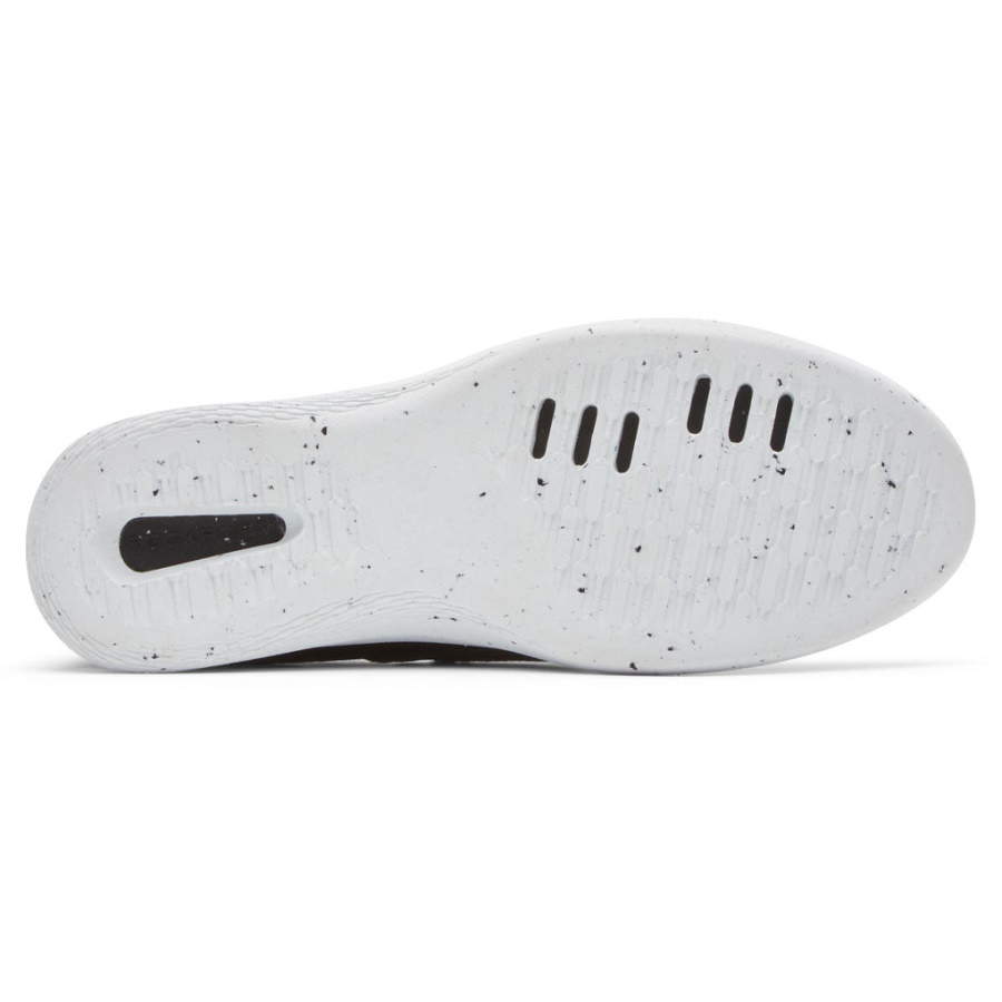 Rockport Dame Truflex Fluevaskbar Strikk Slip-on Sort Strikk Vaskbar