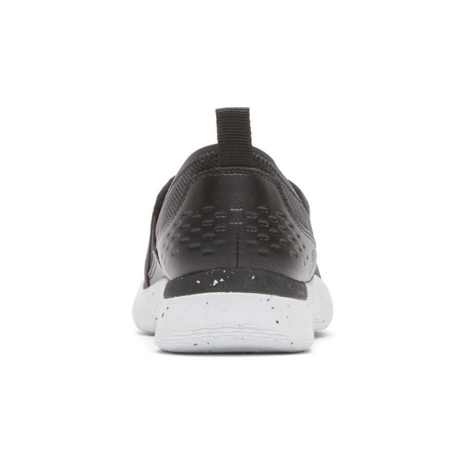 Rockport Dame Truflex Fluevaskbar Strikk Slip-on Sort Strikk Vaskbar