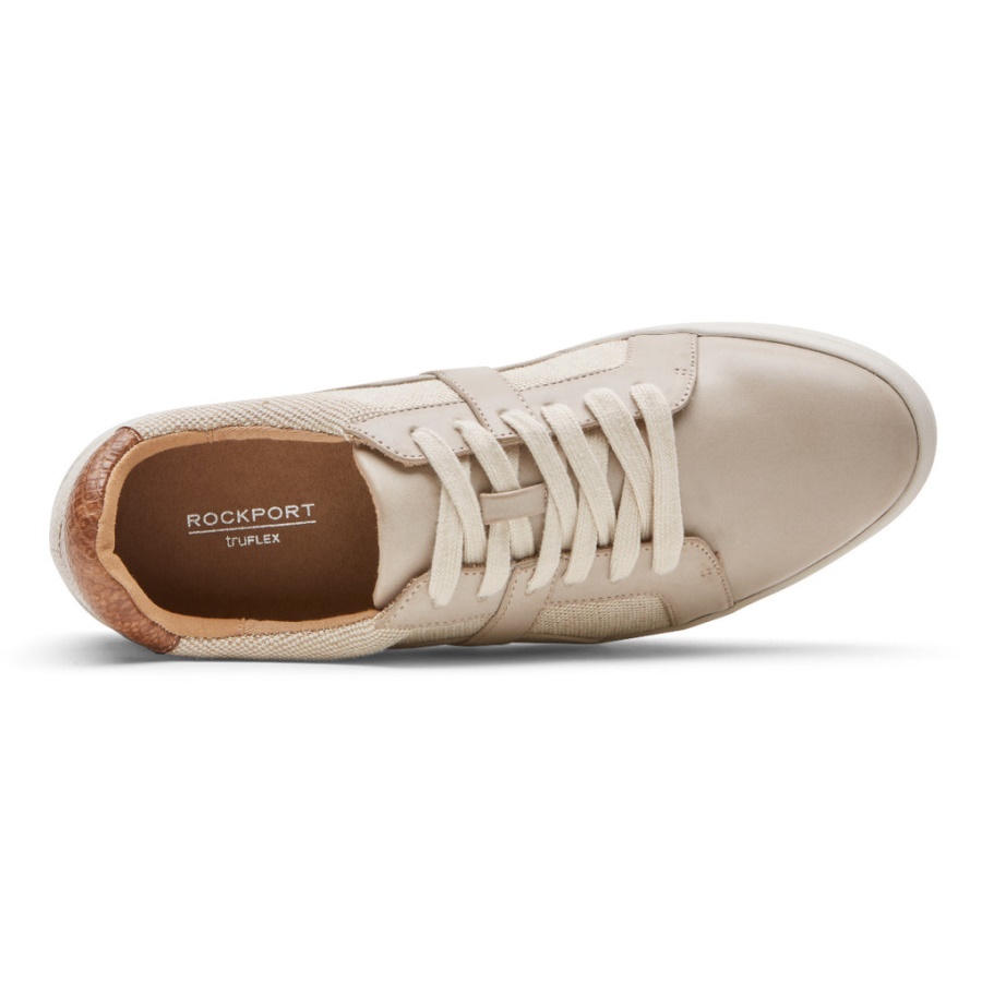 Rockport Truflex Navya Sneaker Taupe For Kvinner