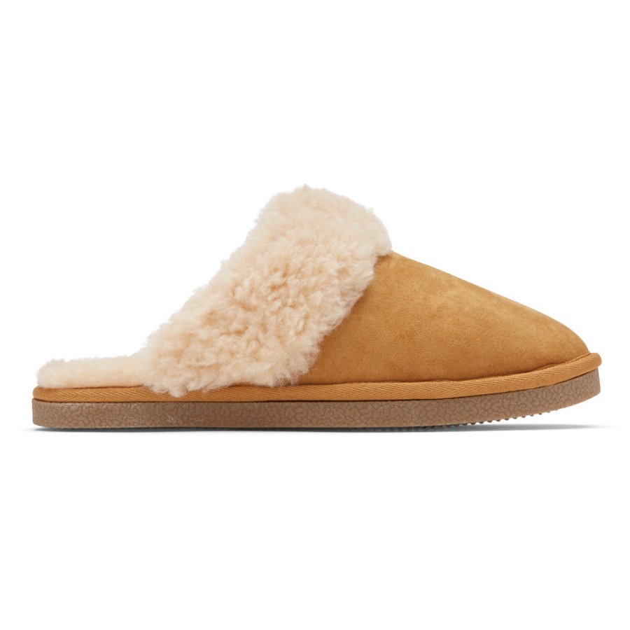 Rockport Dame Trutech Veda Slide Slipper Tan