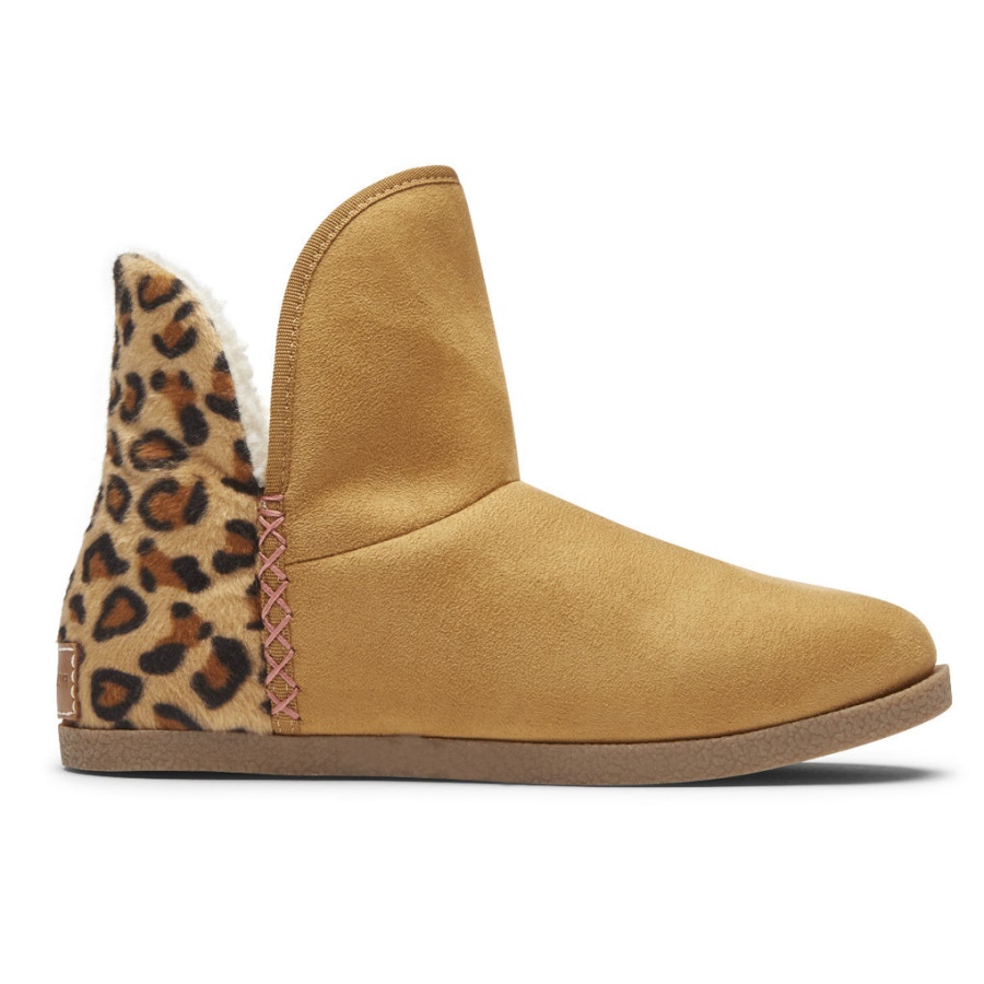Rockport Dame Trutech Veda Slipper Boot Leopard