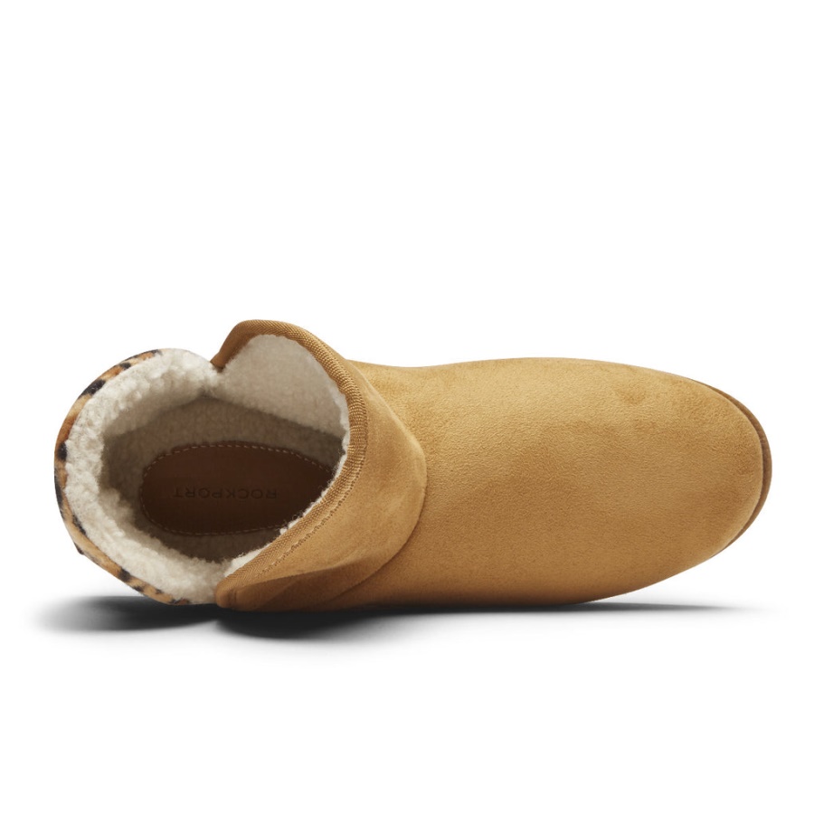 Rockport Dame Trutech Veda Slipper Boot Leopard