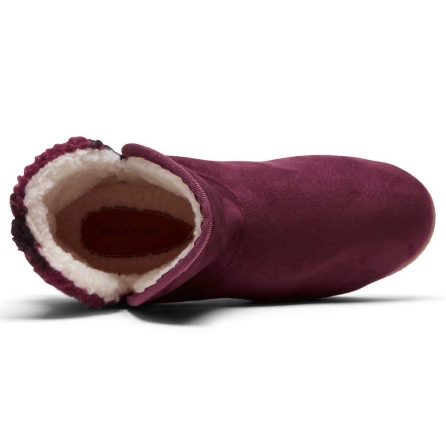 Rockport Dame Trutech Veda Slipper Boot Oxblood